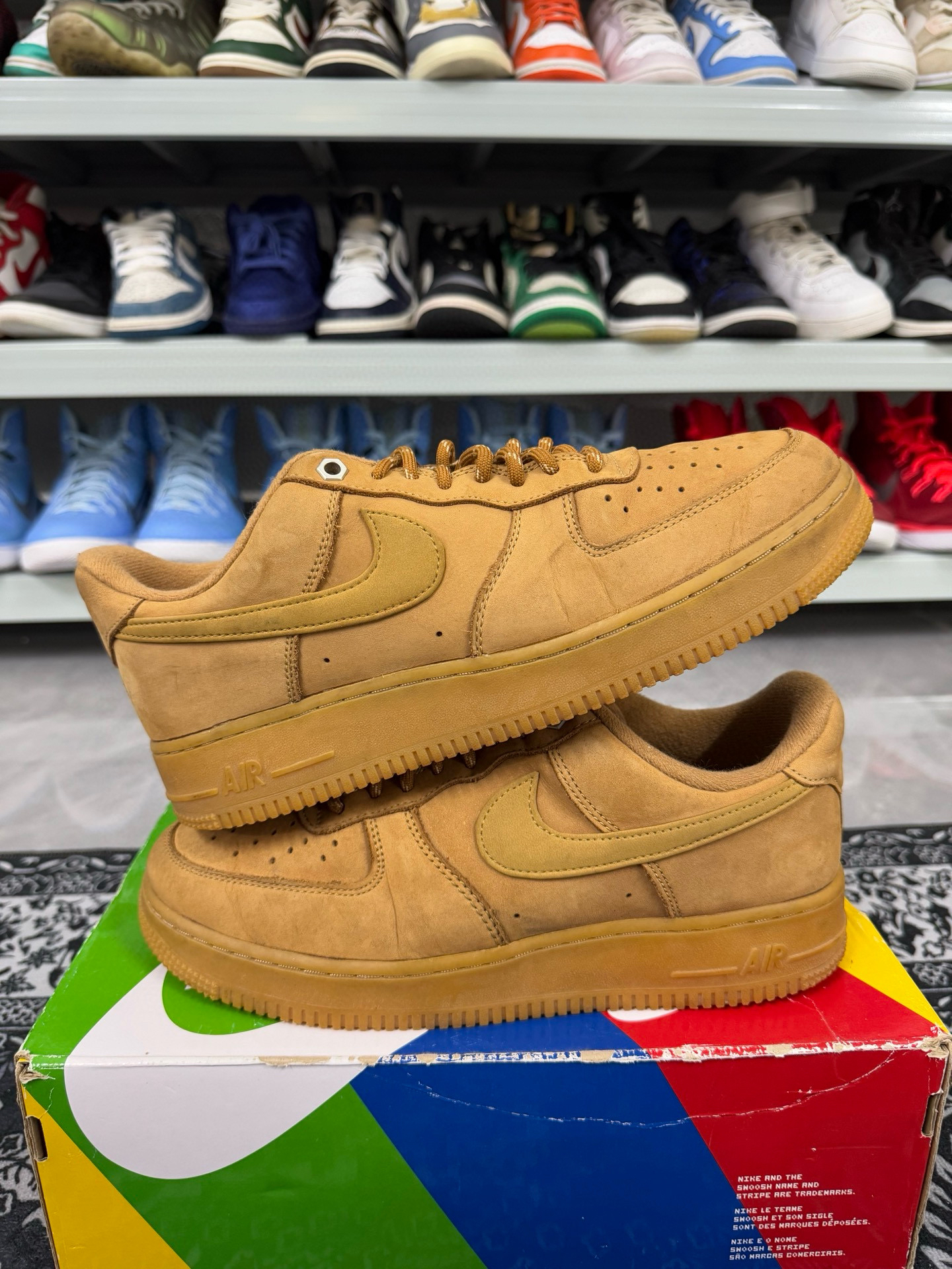 95新 maje 42码/af1小麦休闲鞋/二手正品