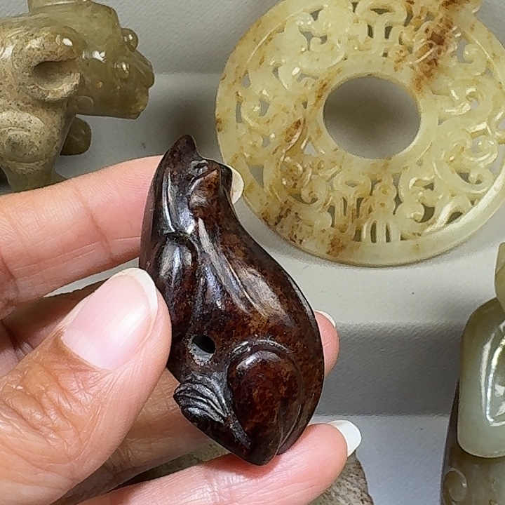 古***藏和田玉（糖玉）未镶嵌挂件