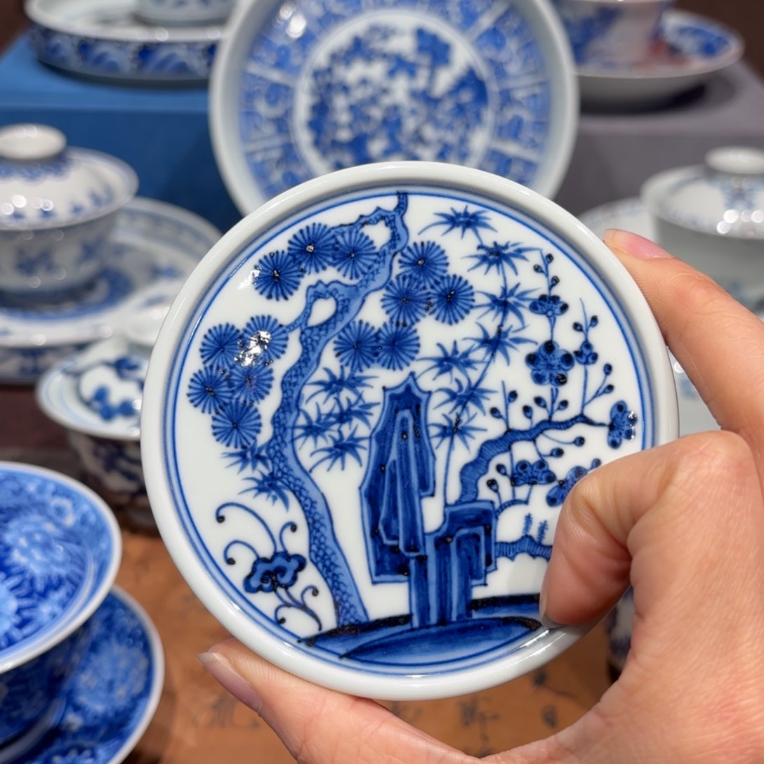 瓷片陈***沉景德镇纯手工手绘