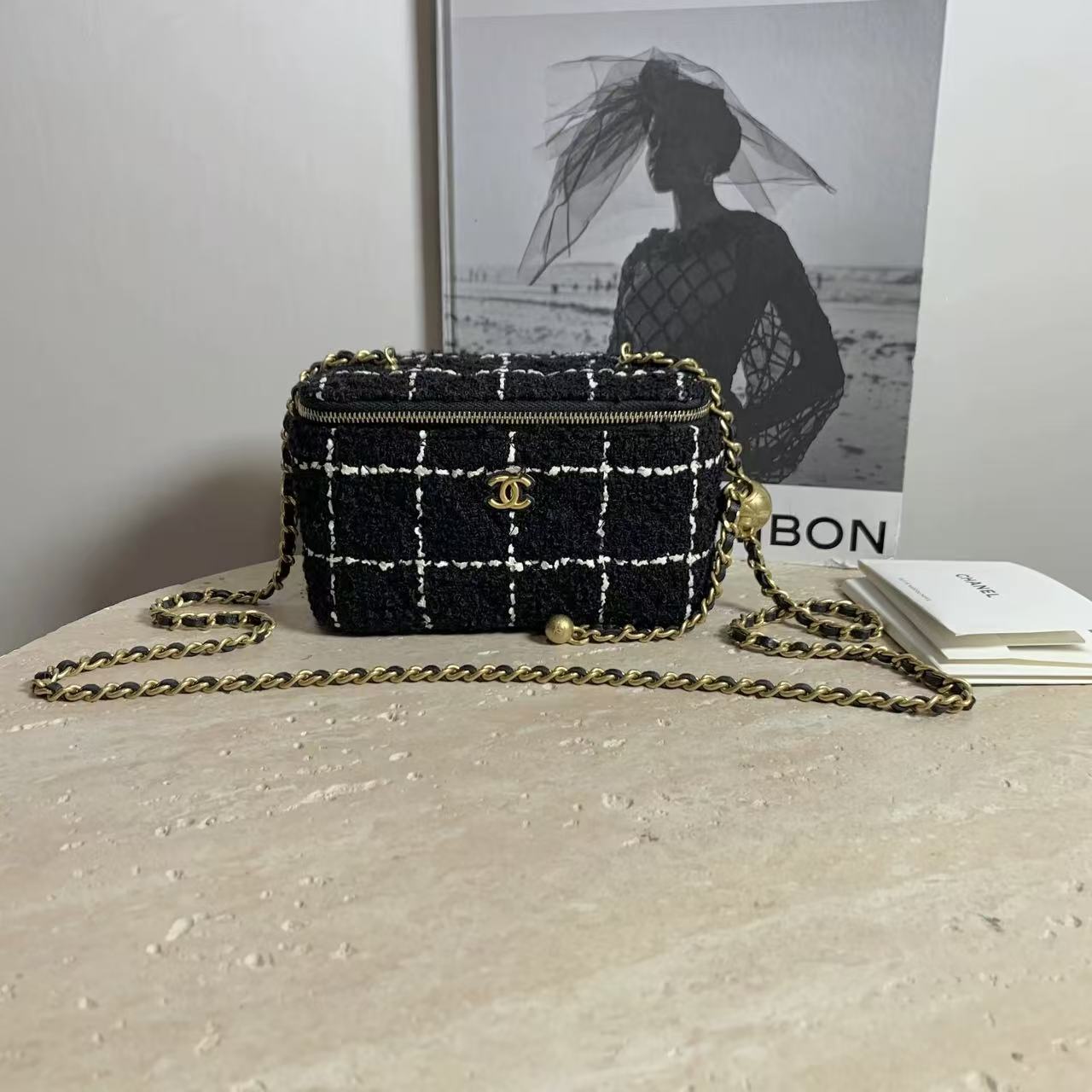 99新 Chanel/香奈儿 23K毛呢长盒子/44176443/12期免息/代卖服务