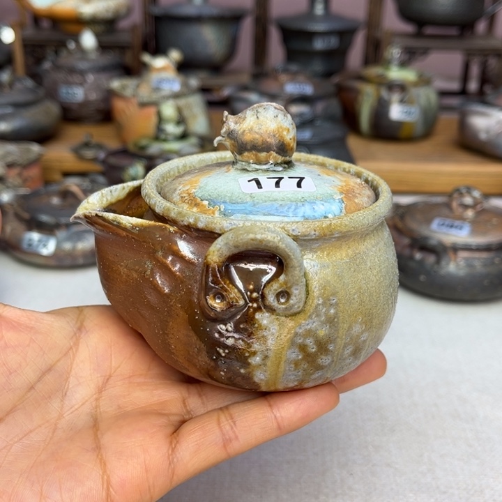 壶裸柴烧陶瓷茶具