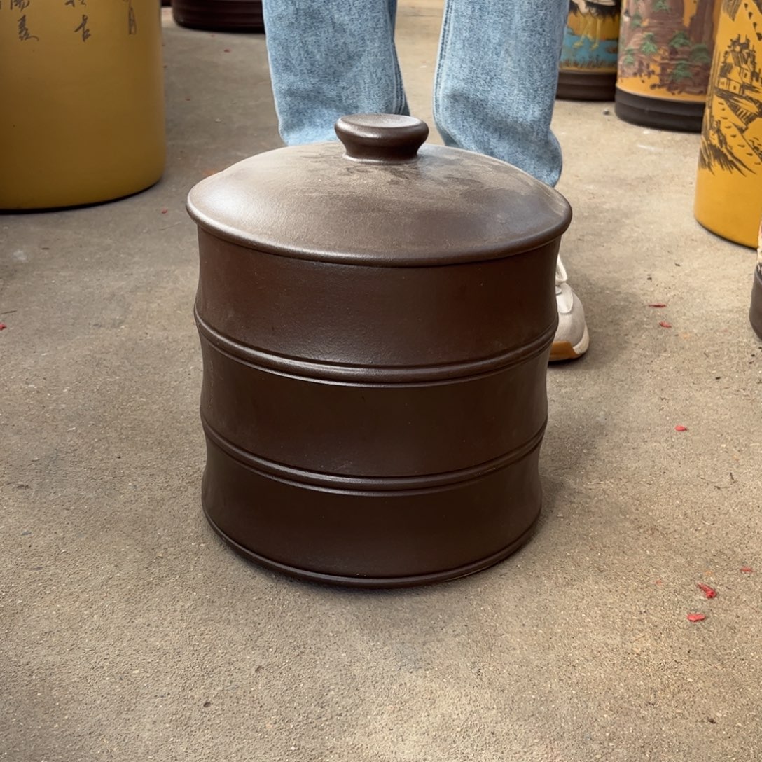 紫砂茶叶罐8 饼茶叶罐