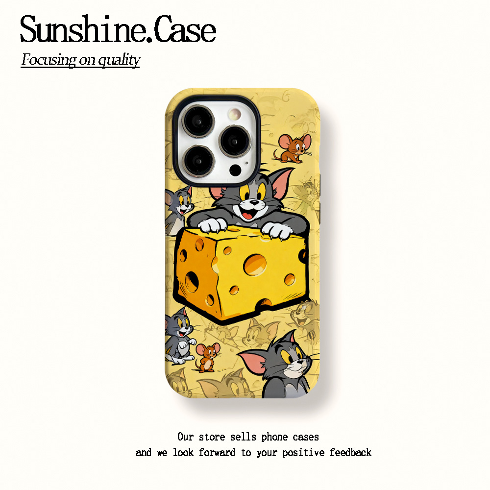 菲林二合一适用苹果华为oppo手机壳TOM奶酪17PRO/16