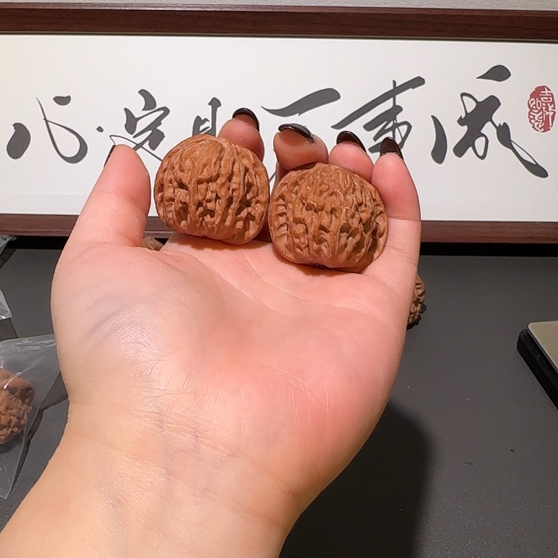 俊***合文玩核桃吊坠核桃