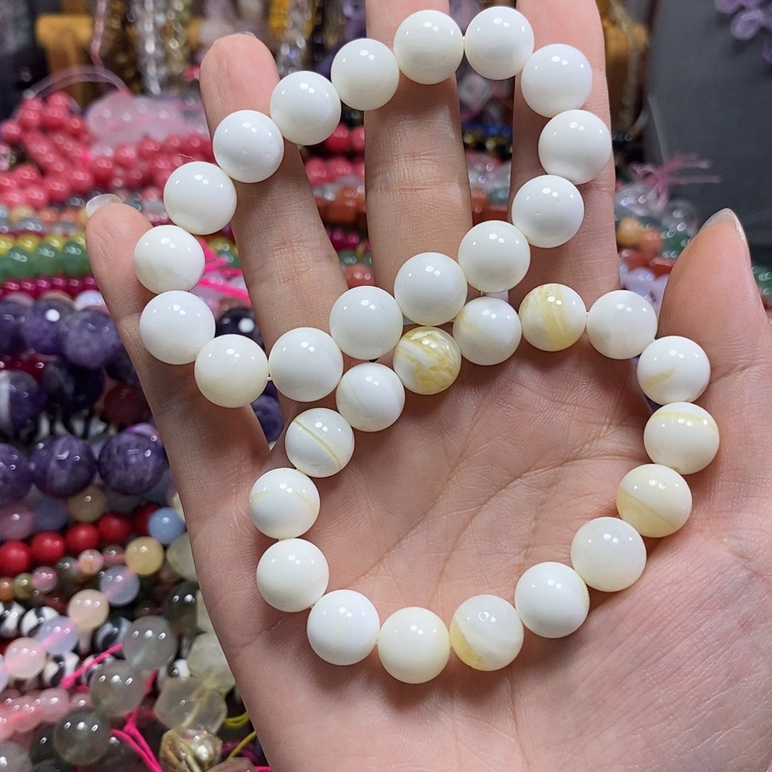 玛瑙/玉髓未镶嵌珠宝半成品车车手串一个