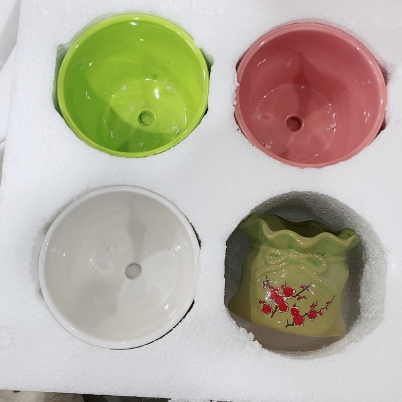 【闪购商品】红陶陶瓷花盆，多肉花盆