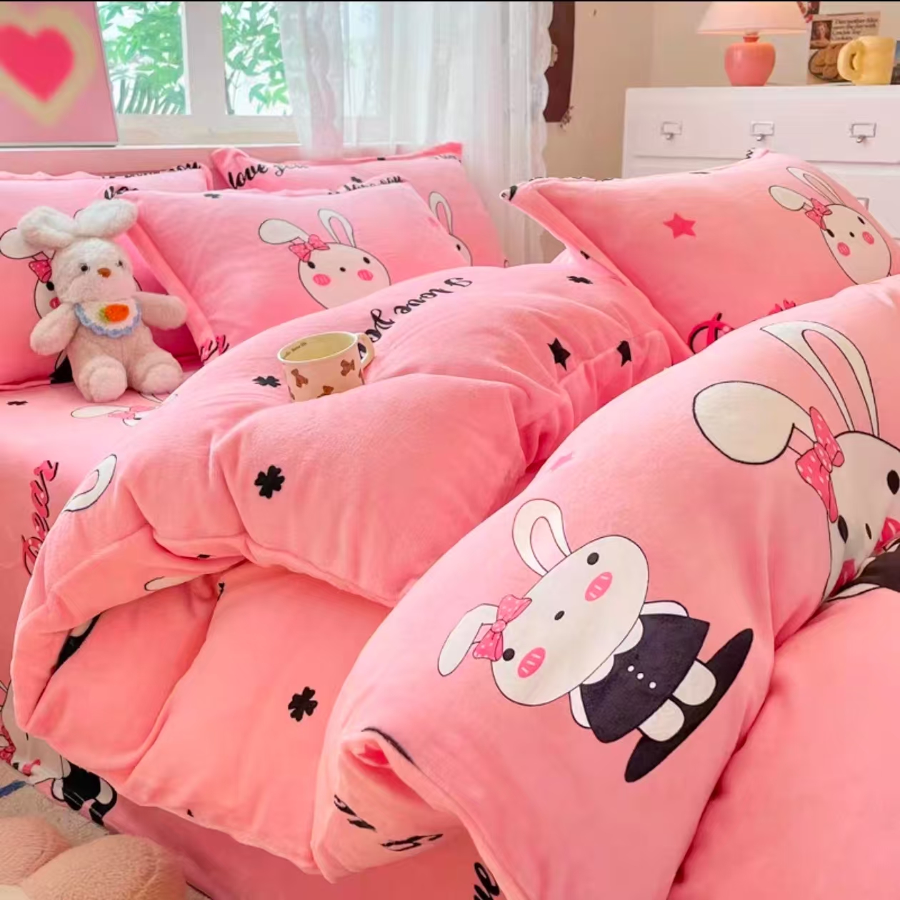 【1.8x2.0m牛奶绒被套】双人冬季保暖