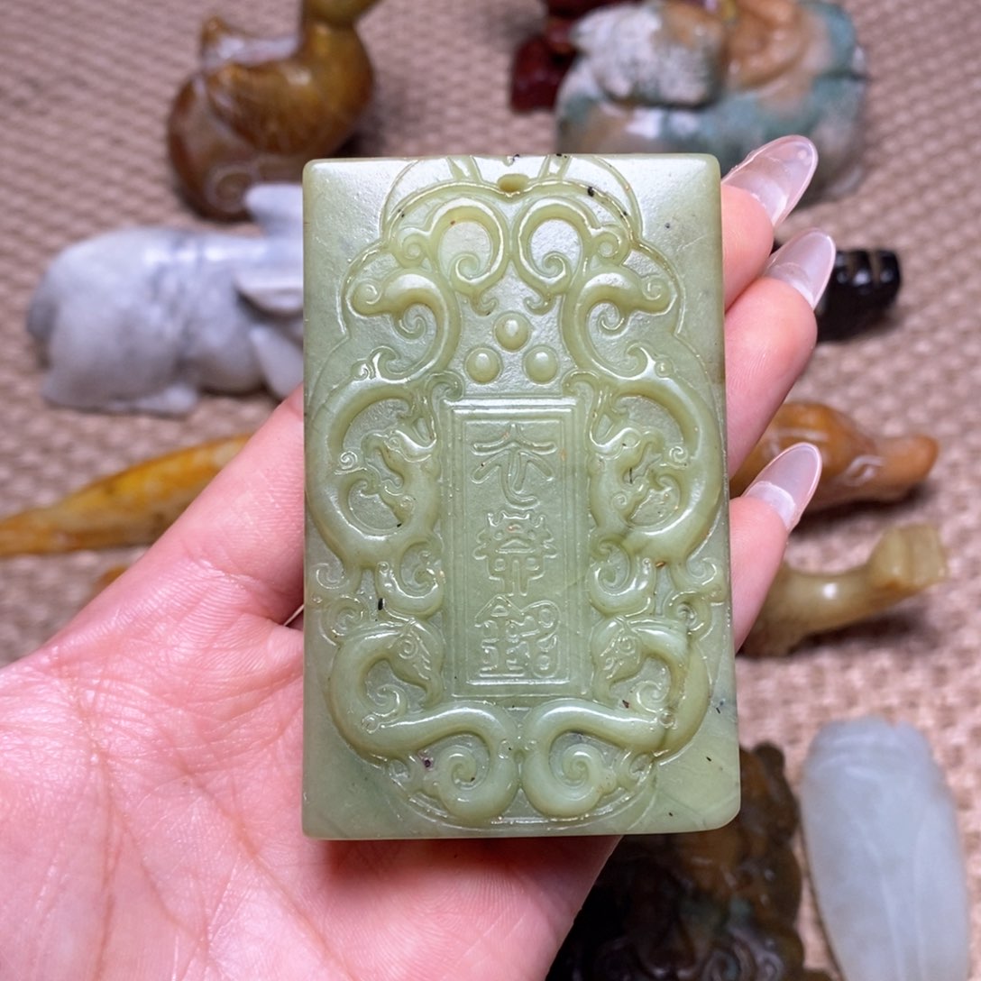 白玉菩提吊坠白玉菩提白玉菩提摆件