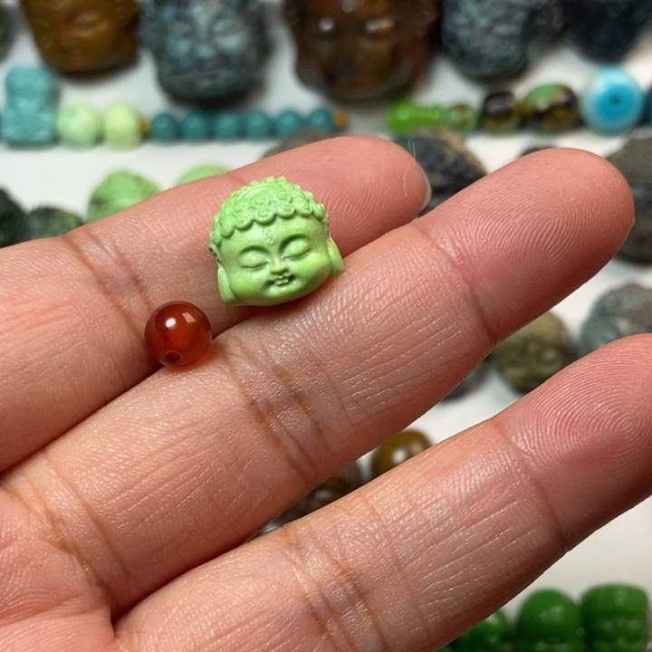 南红玛瑙未镶嵌颈饰