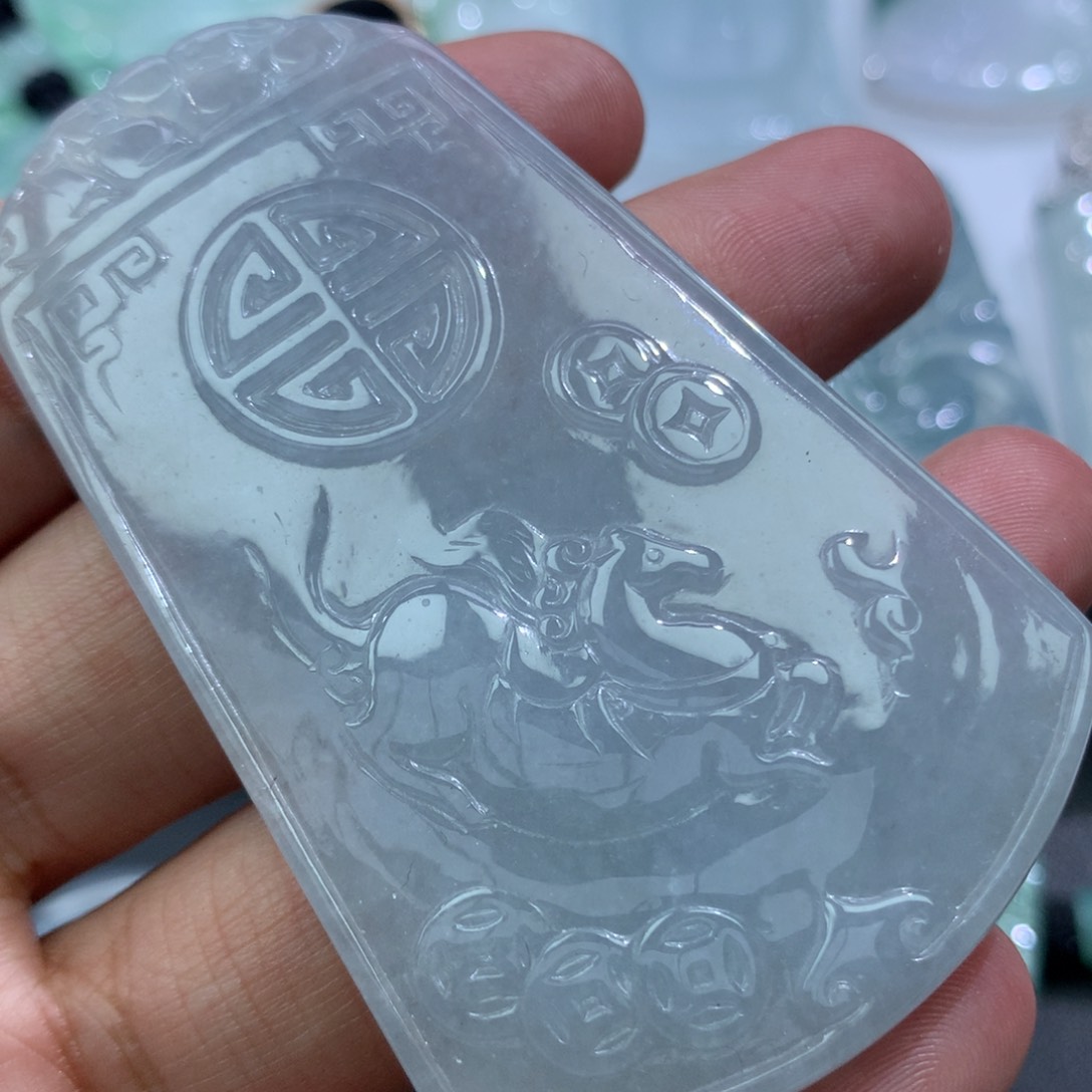 颈饰未镶嵌翡翠缅甸天然A货翡翠