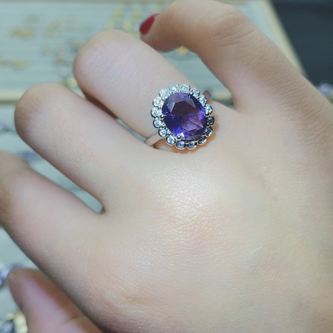 【闪购商品】托帕石耳饰银S925镶嵌