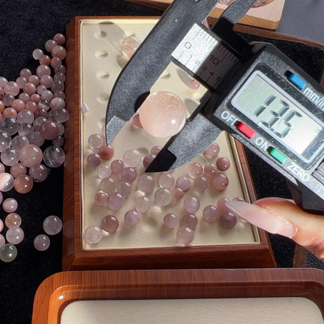 ****K水晶未镶嵌手链13.5m不打孔不退不换