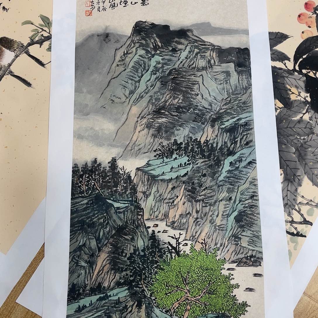 姜奇老师山水作品