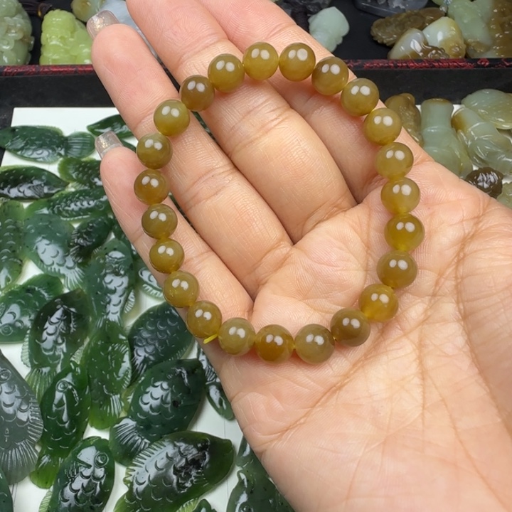 和田玉未镶嵌颈饰卡8