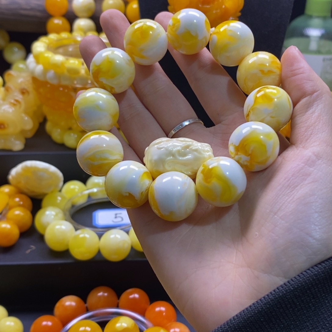 终***局非金属全品无暇卡20手串貔貅