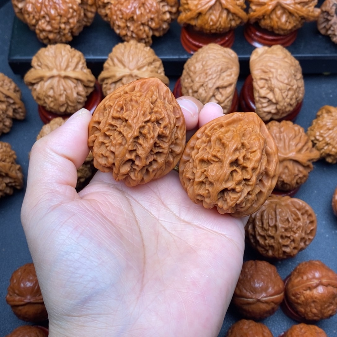 把件文玩核桃41野牛