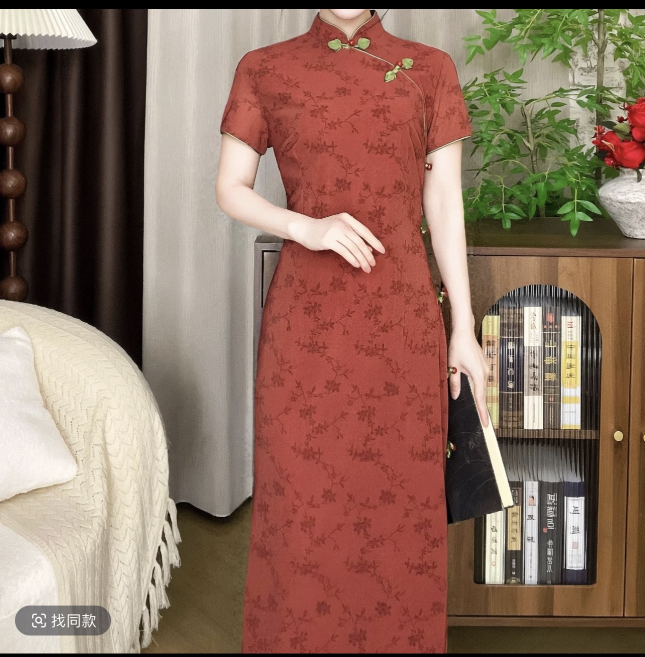 忆江情-2025新款新中式江南风旗袍修身日常显瘦遮腰少女夏季时尚