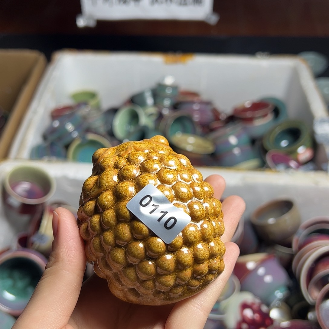 陶摆件窑口自销原矿钧瓷