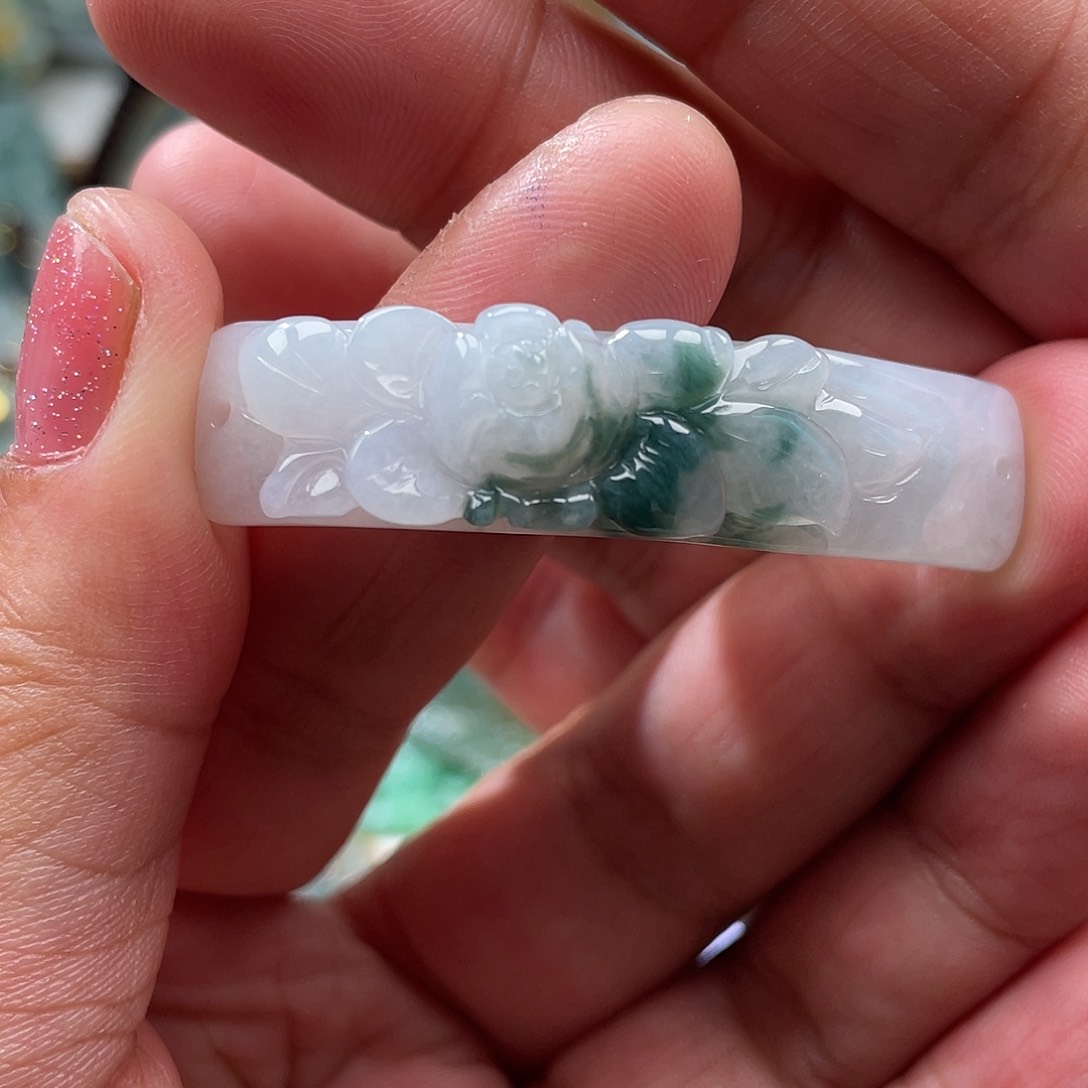 翡翠未镶嵌颈饰翡玉缘翡翠