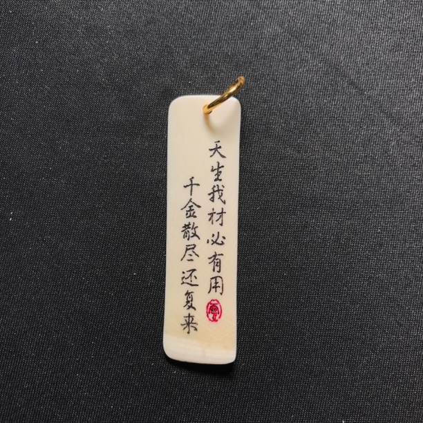 H22428书签 只做天然猛犸牙