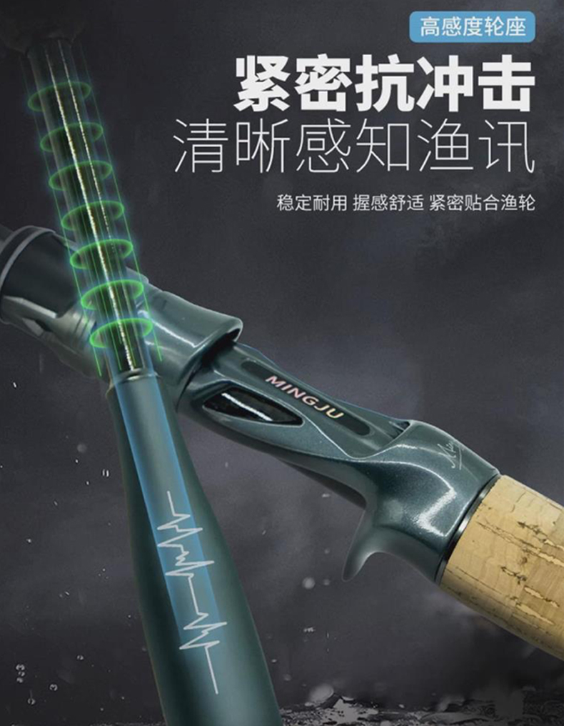 【处理全新】高感度ML快调远投路亚海钓碳素鱼竿神器装备垂钓