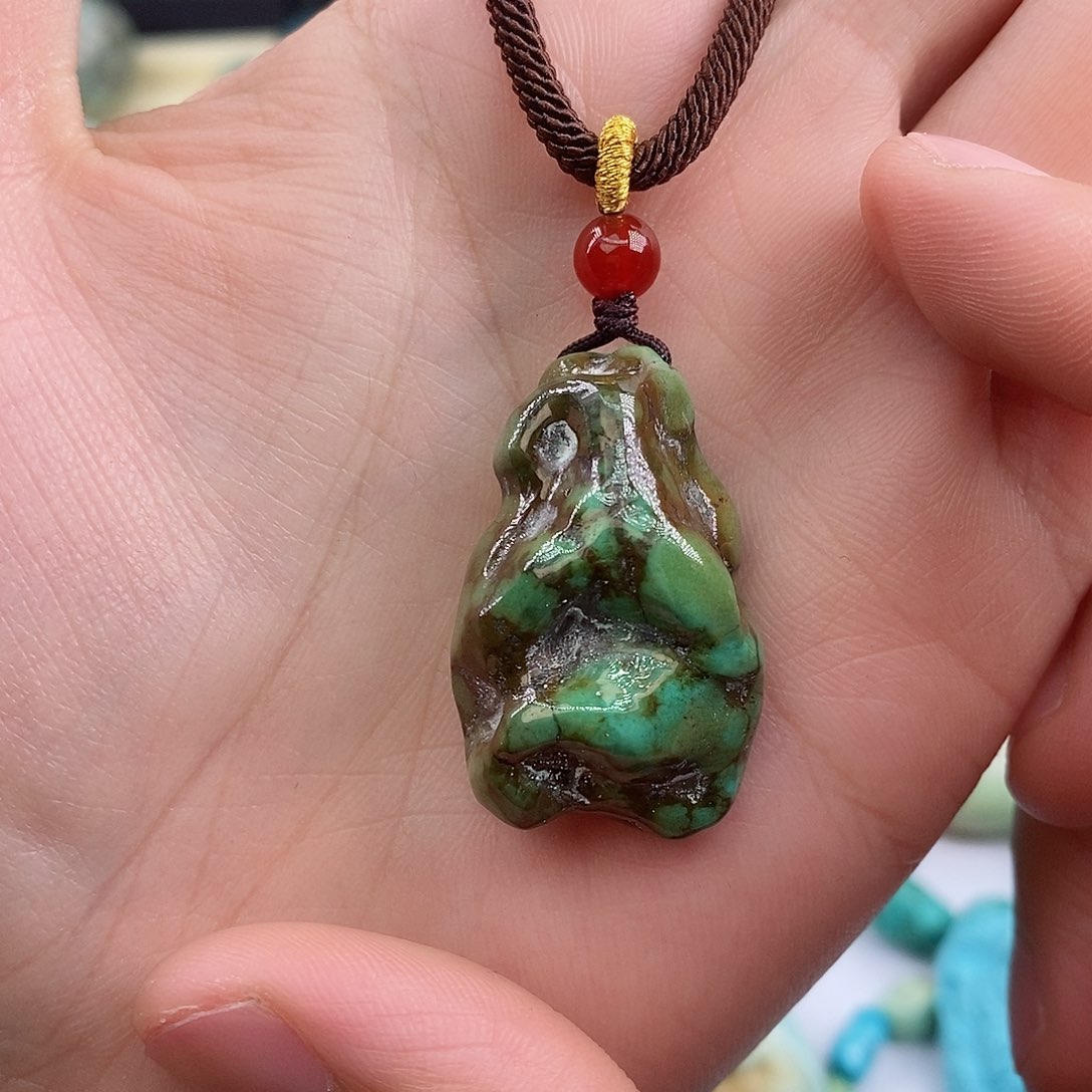 绿松石珠宝奇石未镶嵌