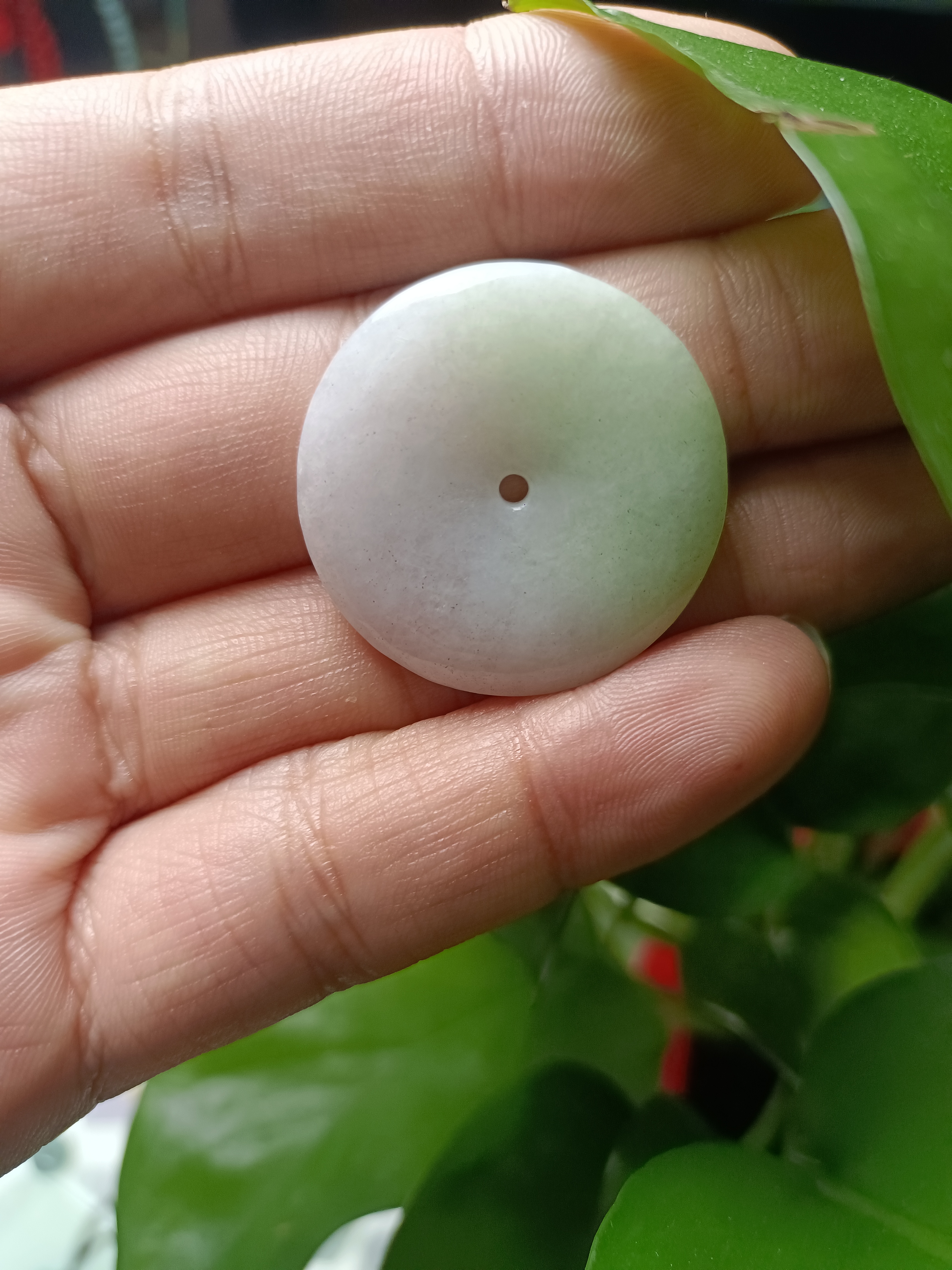 未镶嵌颈饰平安扣A货天然挂件女款飘绿