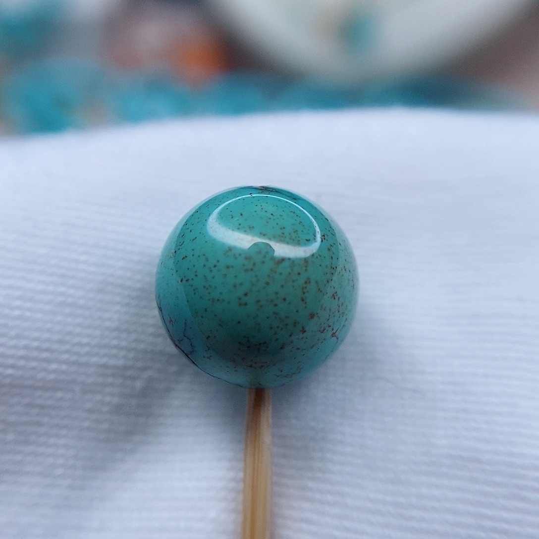 绿松石圆珠未镶嵌