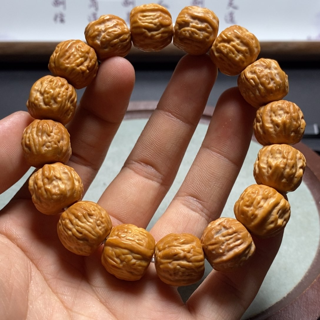 猴头核桃手串蛤蟆头16