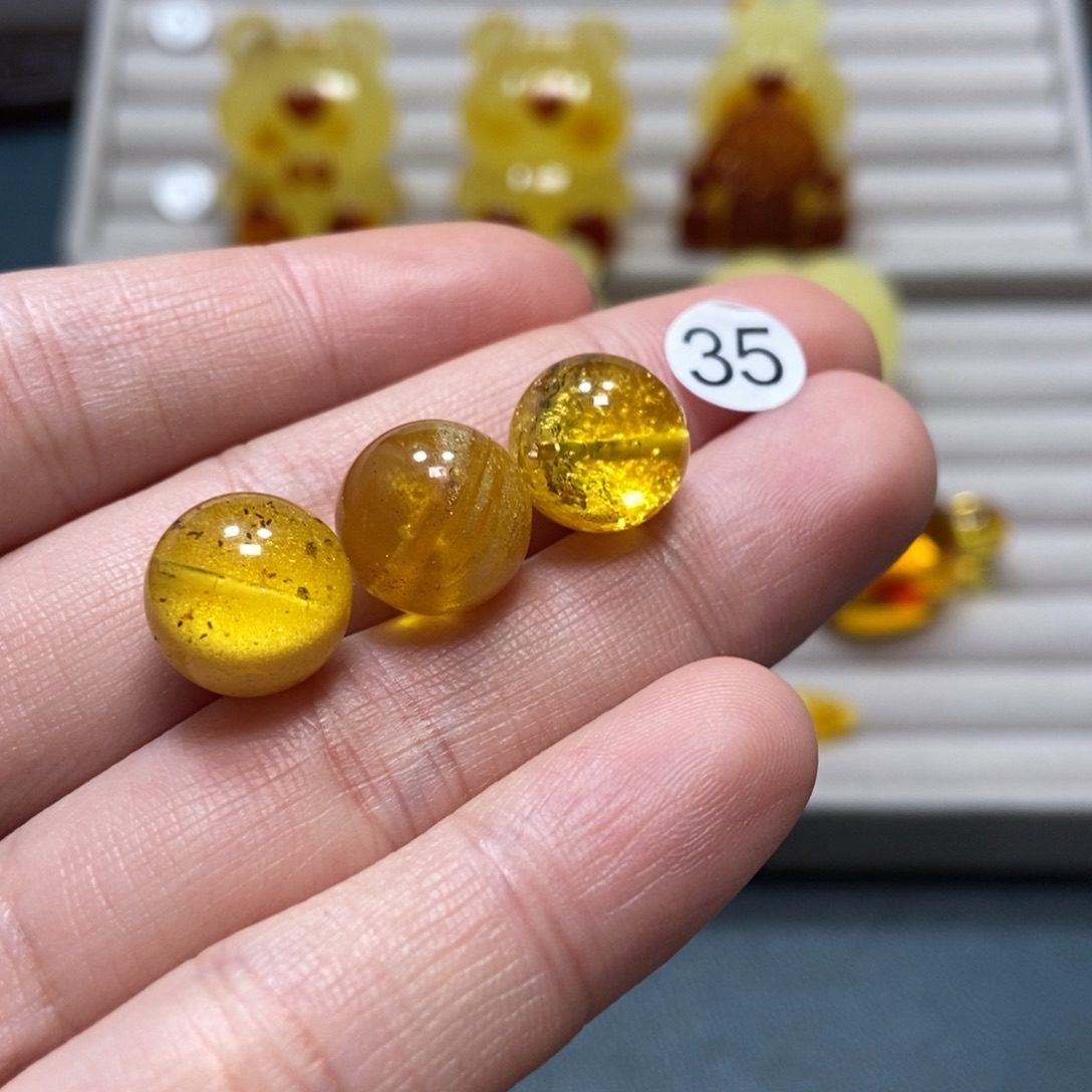 未镶嵌琥珀裸石天然琥珀蜜蜡吊坠