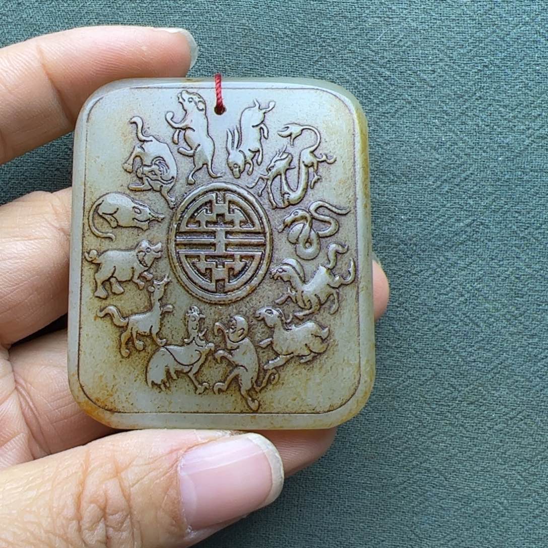 和田玉把件未镶嵌用****2