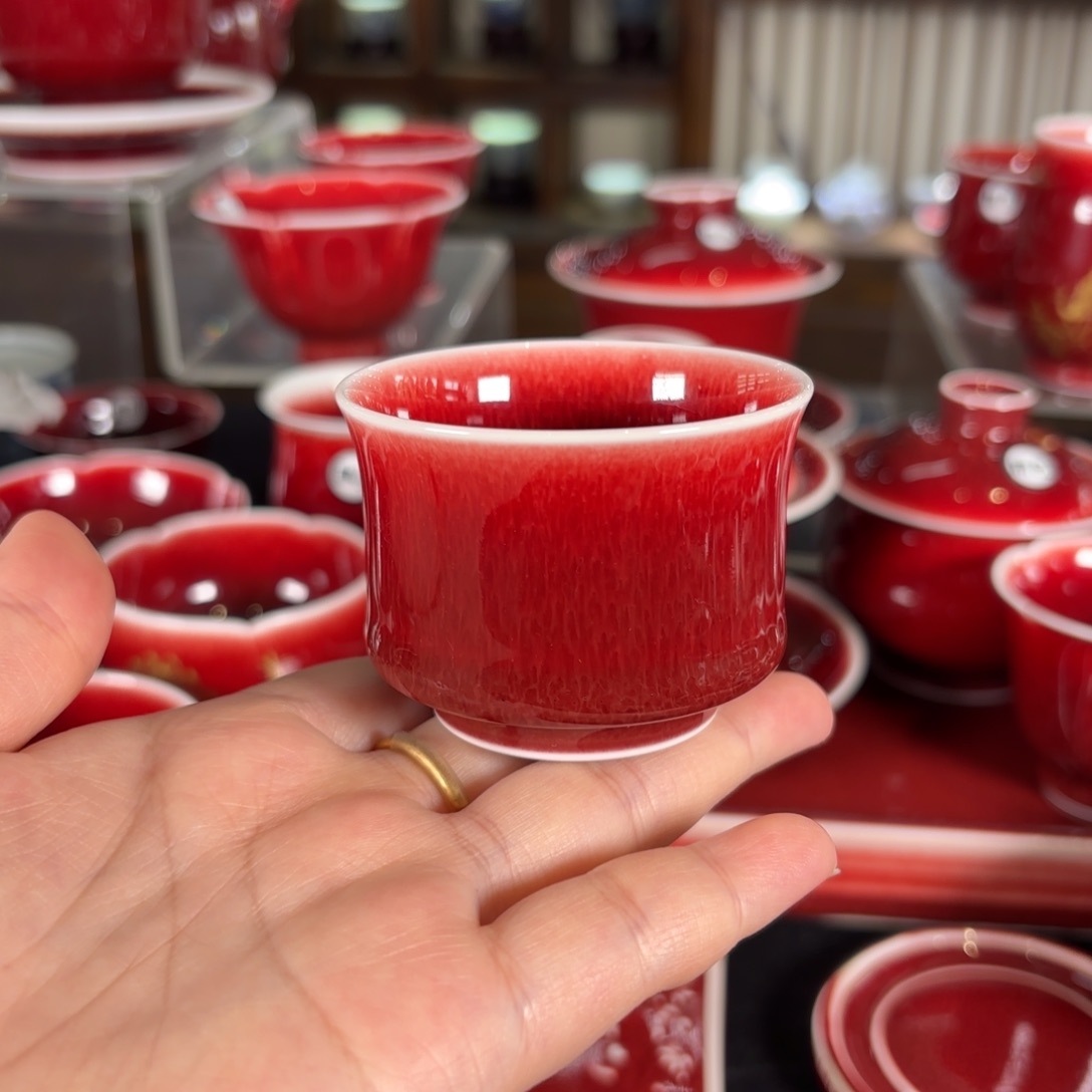 杯子景德镇高温原矿杯