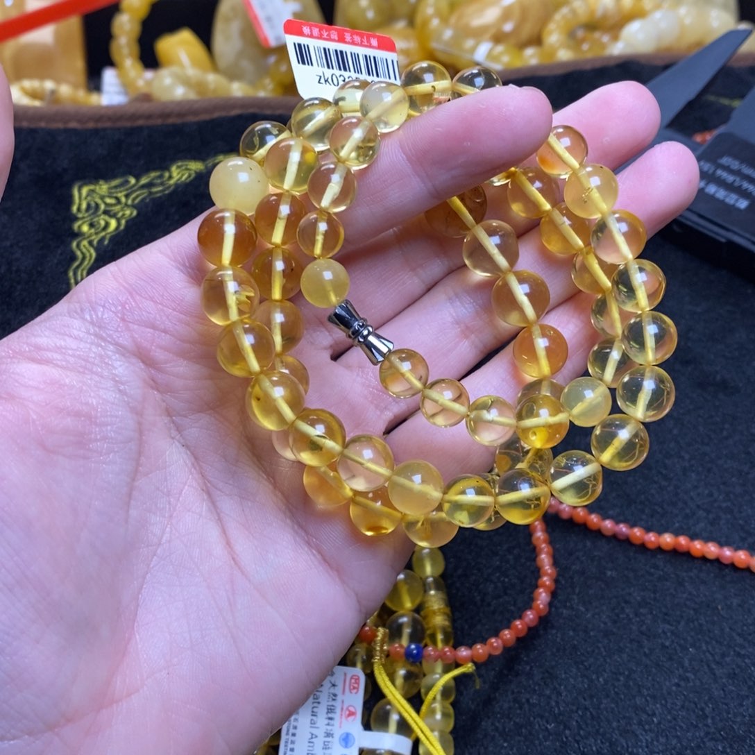 琥珀未镶嵌珠宝奇石