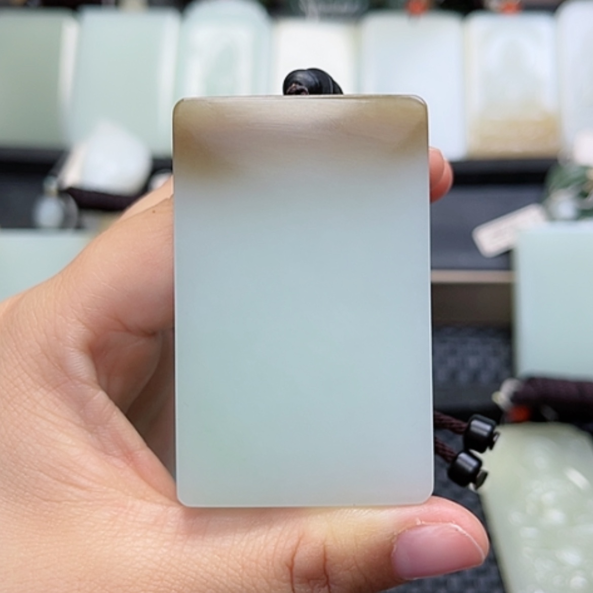 【闪购商品】和田玉未镶嵌颈饰看*下