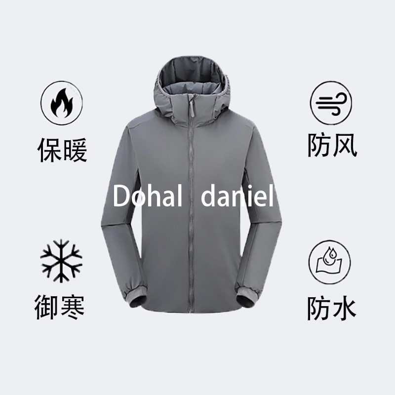 三防棉衣】连帽保暖防风防水男士棉衣防雨户外运动棉服