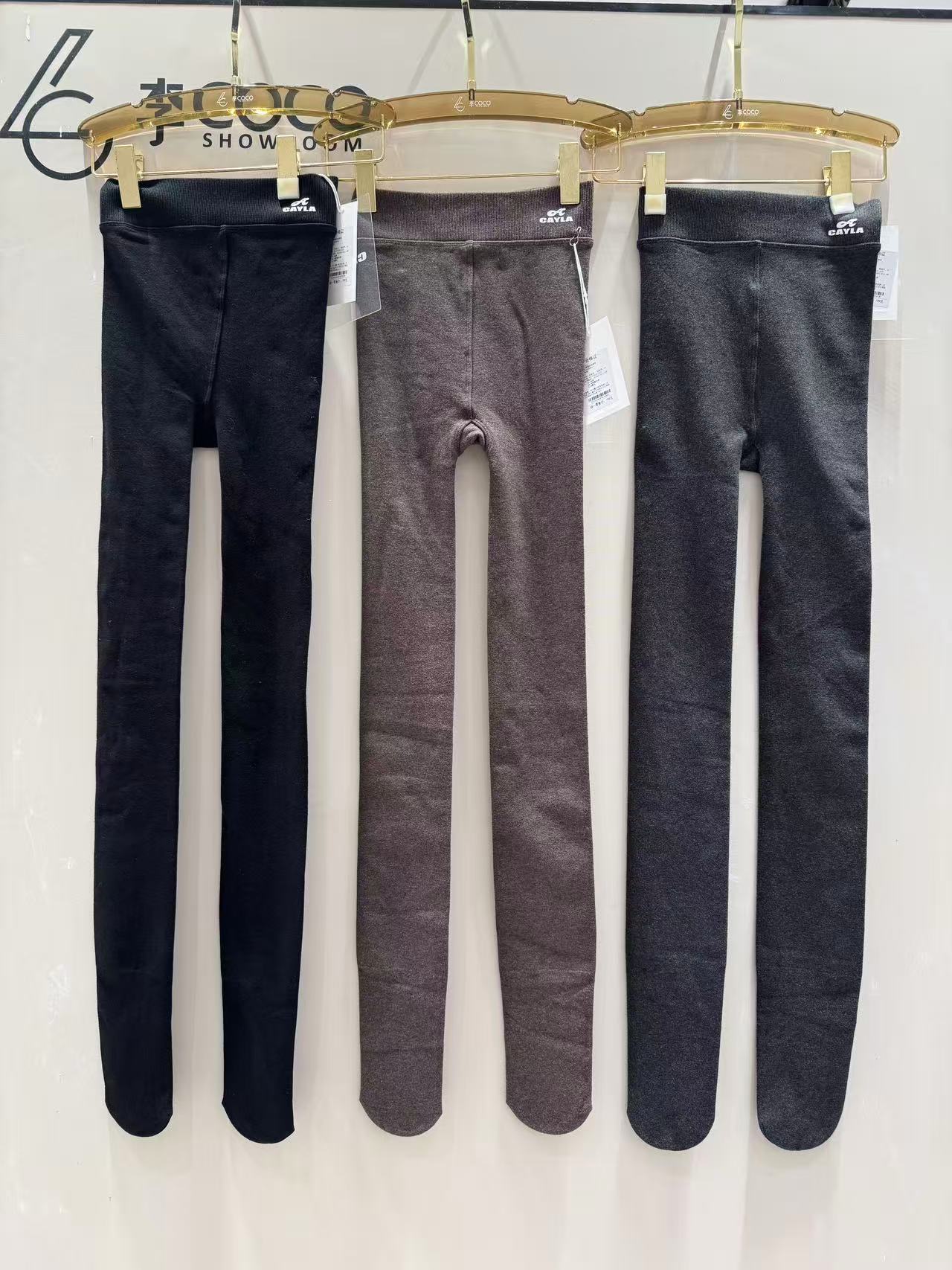 CAYLA金棉暖绒修身连裤袜