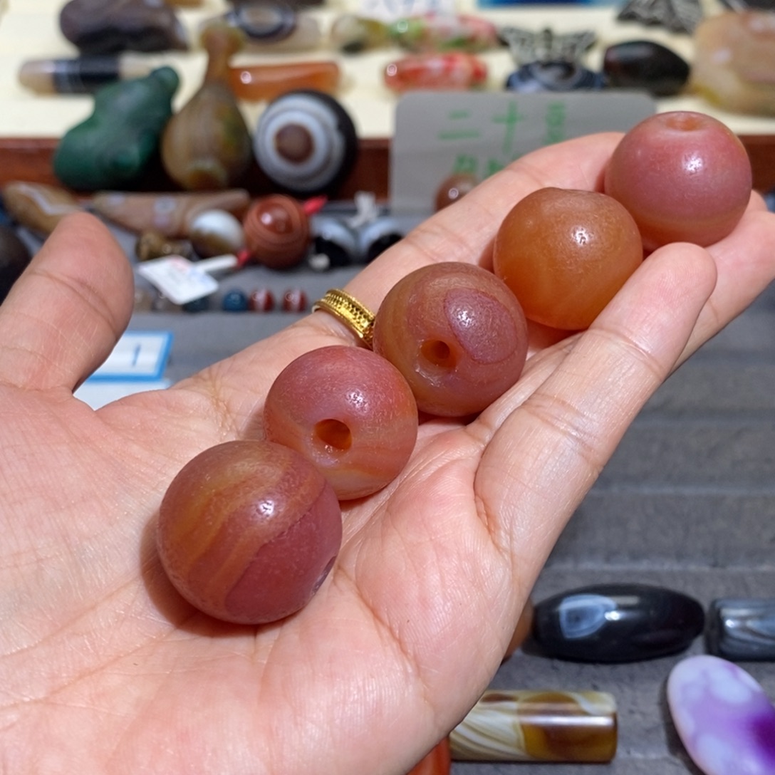 海***石玛瑙/玉髓合金颈饰