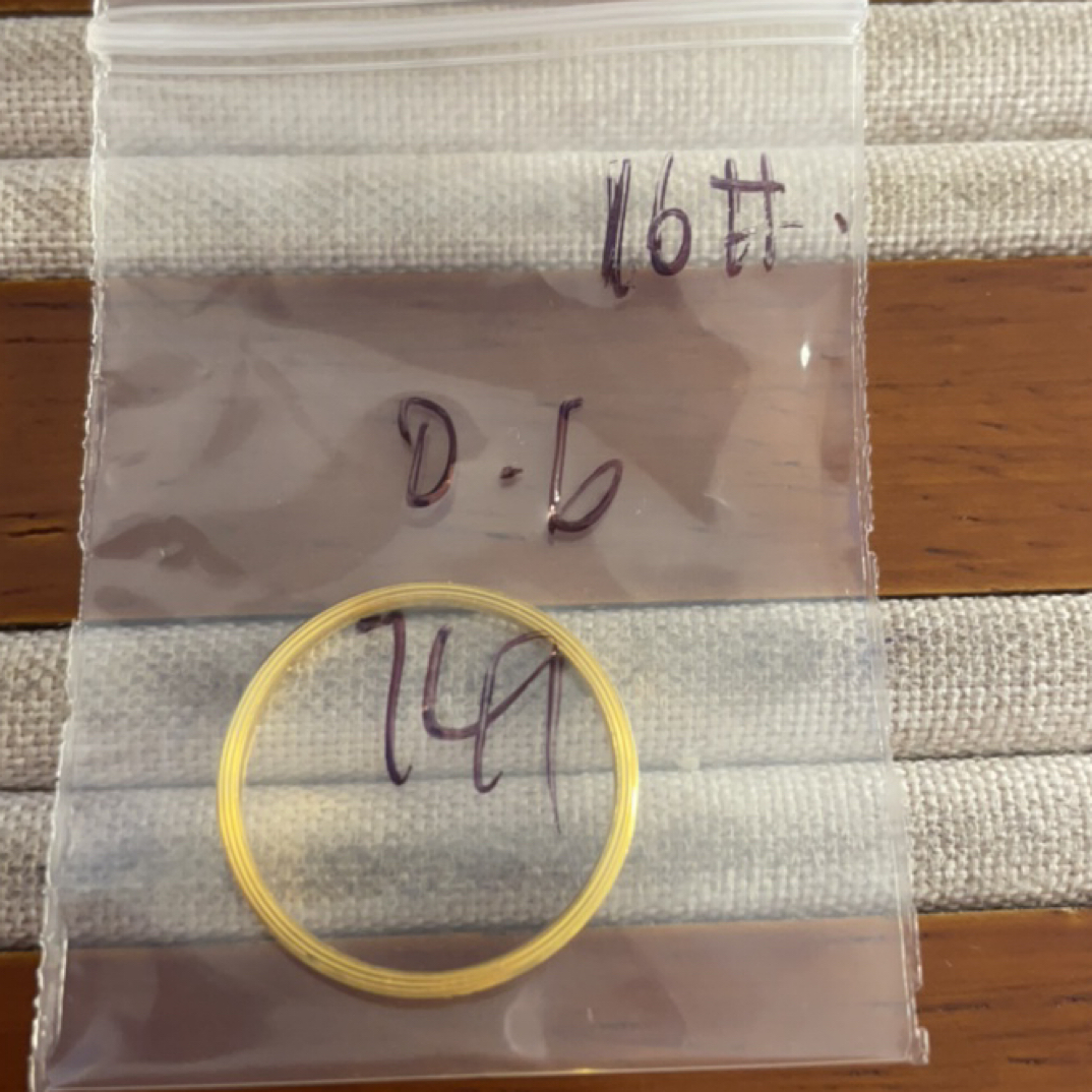 克重0.6 16号 万花筒戒指 足金999
