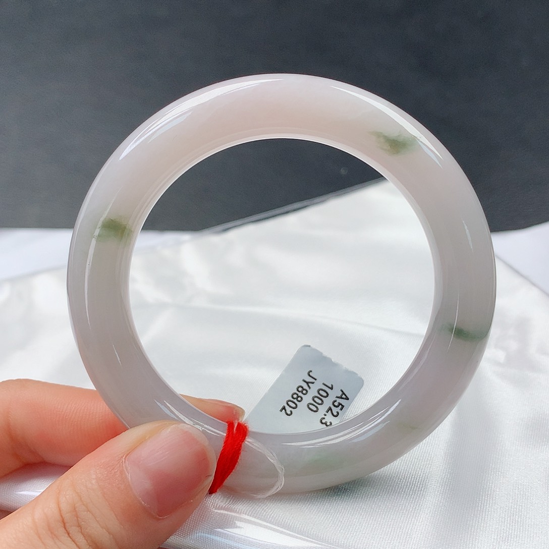 翡翠手镯未镶嵌48圆52.7