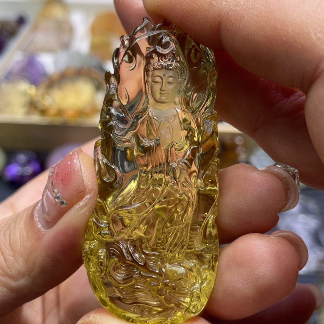 水晶颈饰未镶嵌定制