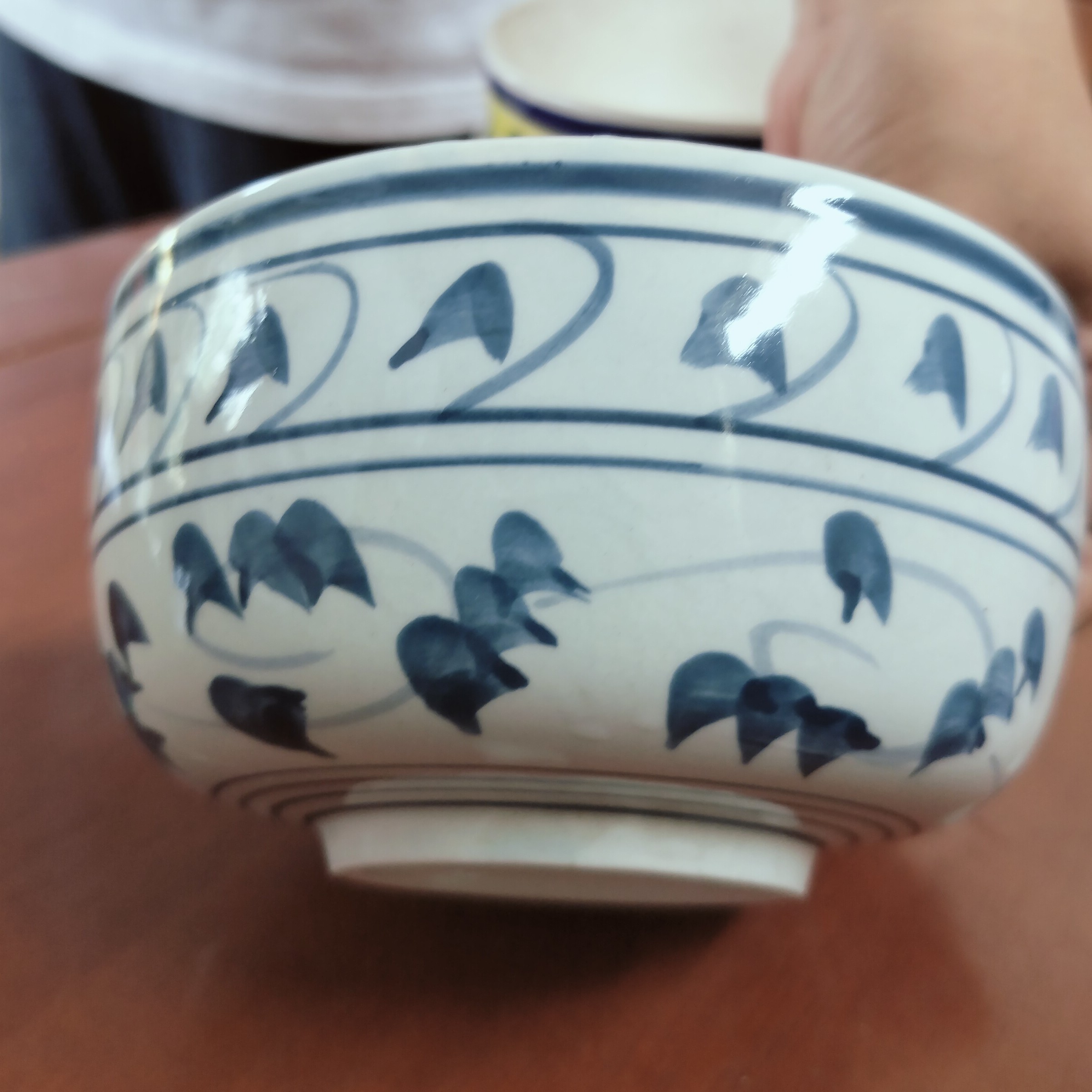 家用陶瓷米饭碗汤碗直径14cm高6.5cm