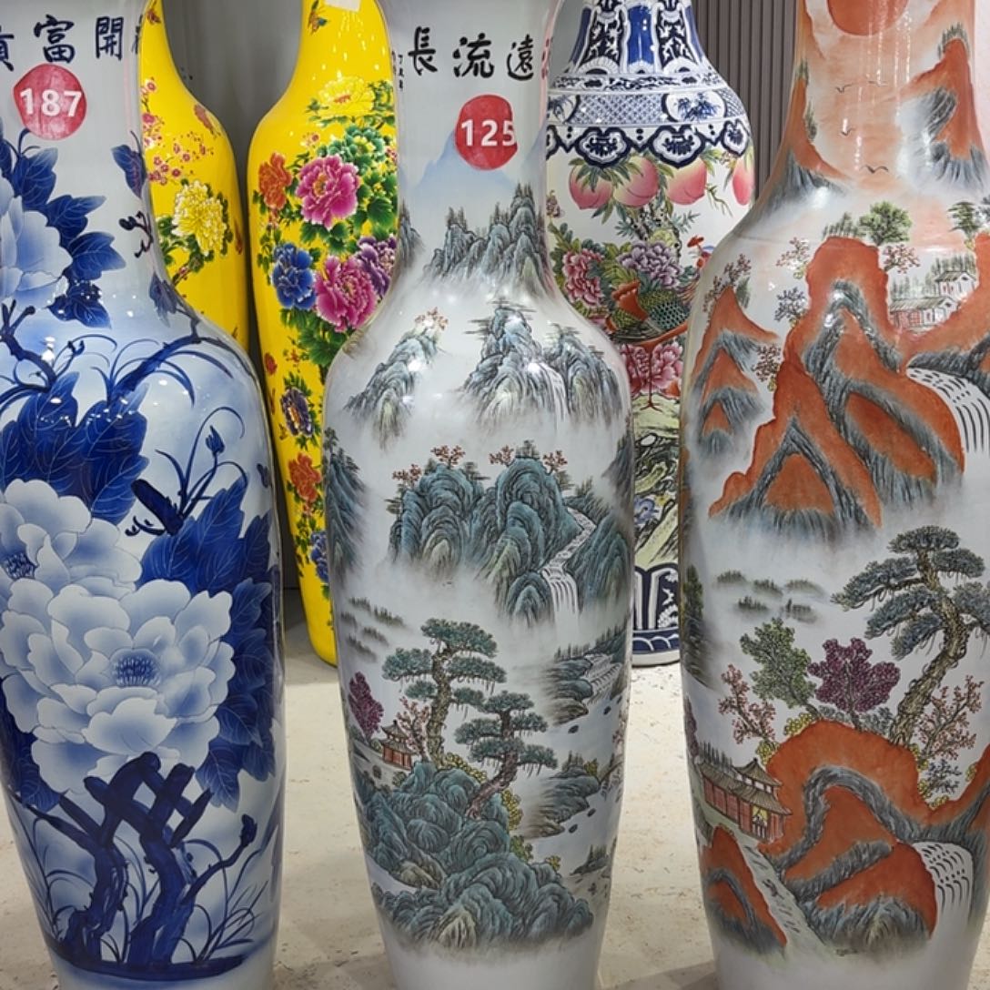用***3瓷摆件125号渊源流长1.2米一个