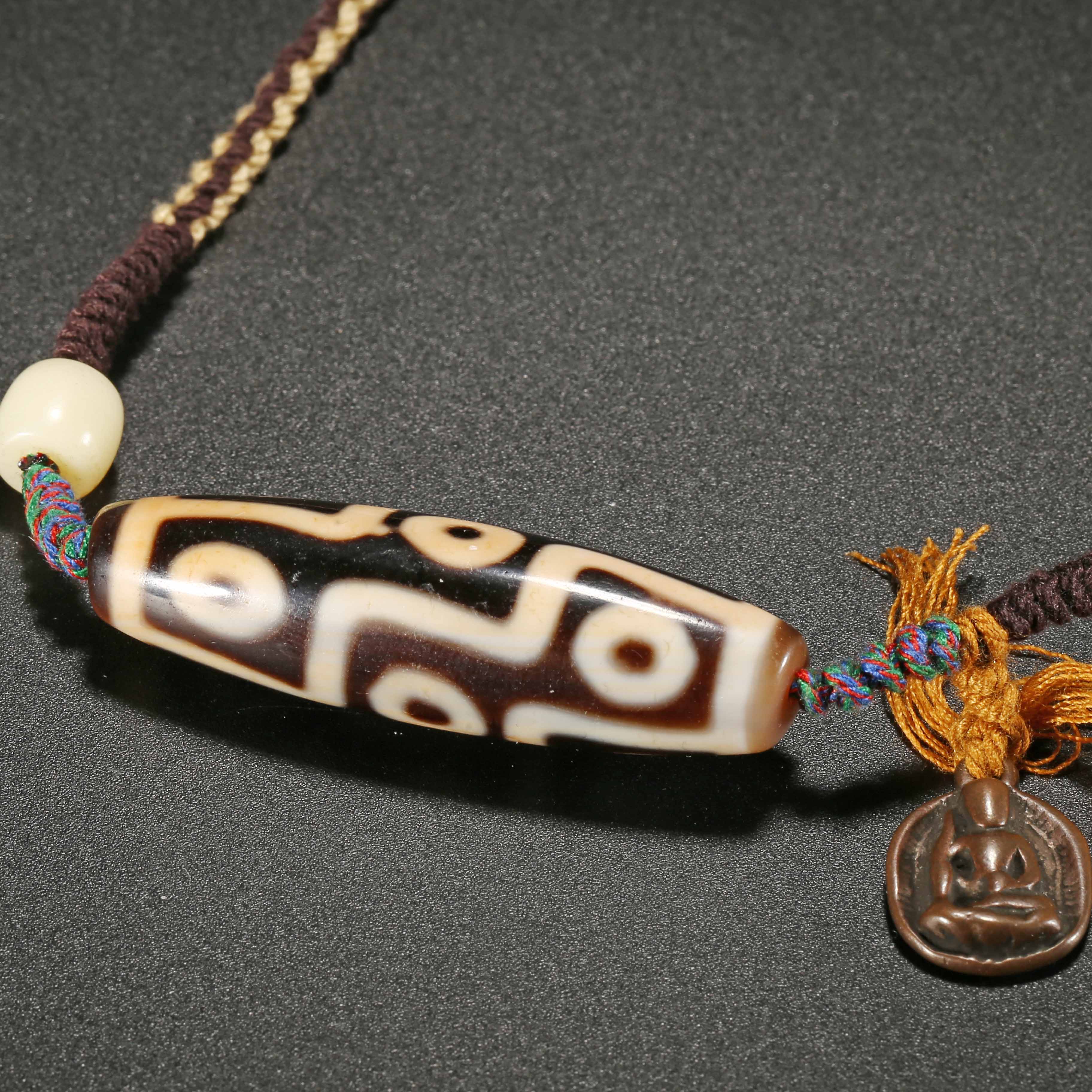 【济文阁】JZYM25021805民国 折九玛瑙勒子吊坠9