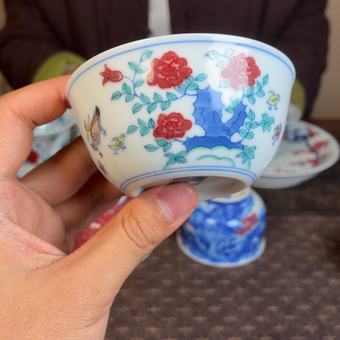 瓷杯子瓷姑娘景德镇陶瓷艺术