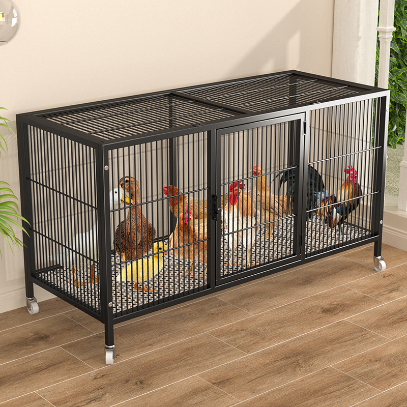 【加密款鸡笼】方管鸡笼加粗大号养殖笼折叠鸭笼鹅笼狗笼鸡笼厂家