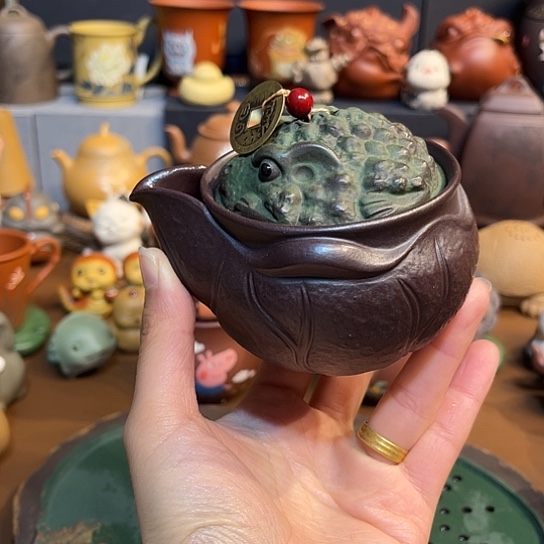 紫砂茶杯紫砂手抓壶