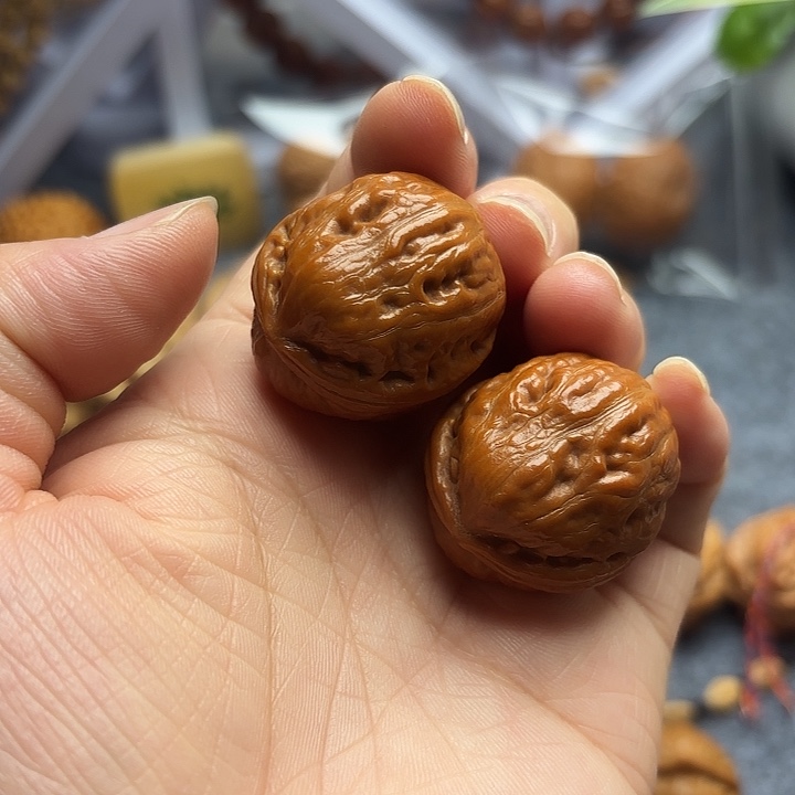 文玩核桃把件小玉蟾手捻318