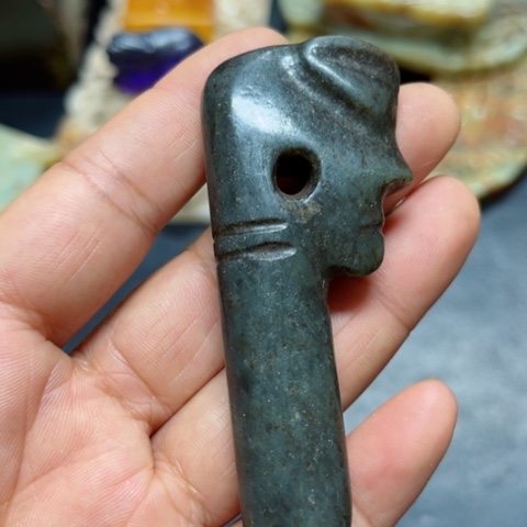 吊坠白玉菩提把件