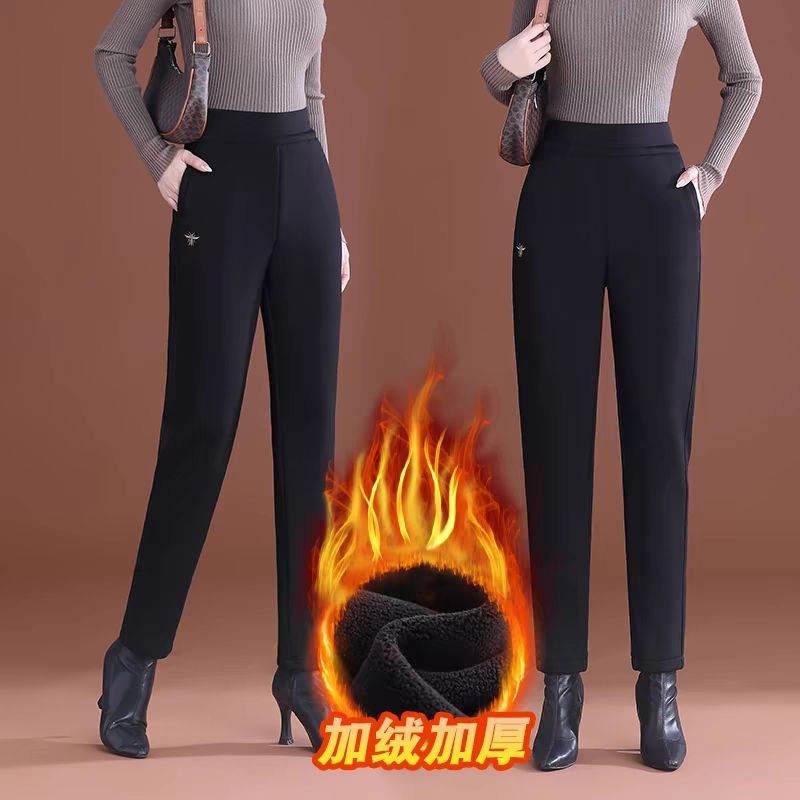 冬季加绒新款高个子定制加长版时尚休闲裤 哈伦萝卜裤显瘦裤子