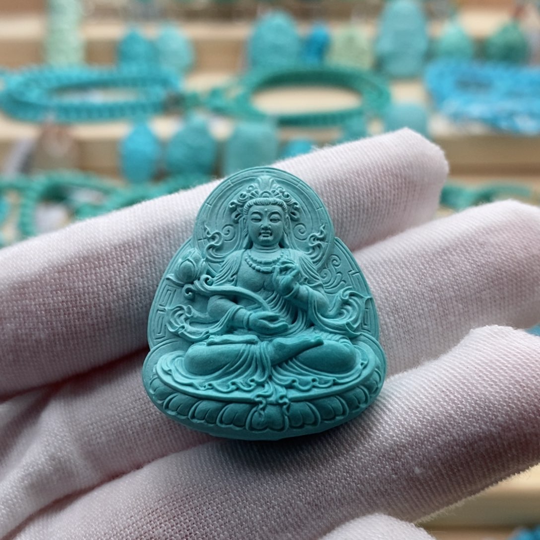 绿松石珠宝奇石未镶嵌